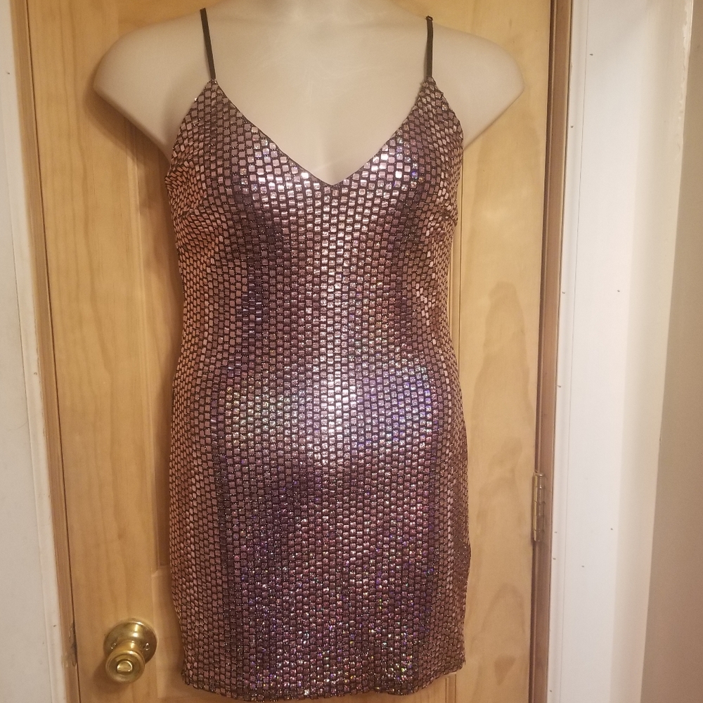 Sparkling Pink Party Dress